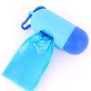 Saco para Resíduos de Cães com Dispensador e Clipe – 15 Sacos Ecológicos e Antivazamento