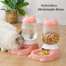 Alimentador Automático 2,2L para Cães e Gatos – Dispensador e Bebedouro Pet