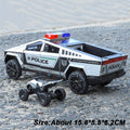 1:32 Miniature Pickup Santana Police Car Toy Models Alloy Diecast Doors Opened Pull Back Sound Light Children Interactive Toys