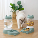 Alimentador Automático 2,2L para Cães e Gatos – Dispensador e Bebedouro Pet