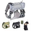 Colete resistente para cães de trabalho — arnês confortável, antitração e ajustável para cães de médio porte.