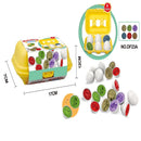 Matching Eggs Toys for Kids 1 2 3Toddlers Montessori Toys Easter Eggs Baby Shape Sorter Games Children Educational Learning Toys