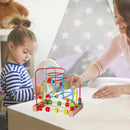 Montessori Baby Toys Wooden Roller Coaster Bead Maze Abacus Math Toys Toddler Early Educational Toys for 1 2 3 Years Kids Gifts