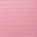 70cm*1m 3D Self-adhesive Wall Sticker Imitation Brick Bedroom Home Decor Waterproof Self-adhesive DIY Wallpaper for Living Room