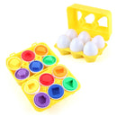 Matching Eggs Toys for Kids 1 2 3Toddlers Montessori Toys Easter Eggs Baby Shape Sorter Games Children Educational Learning Toys