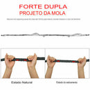 coleira Refletiva Elástica com Corda de Tração para Corrida – Argola em D de Metal para Cães