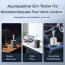 "Mini Umidificador de Ar USB  com Luz LED e Difusor de Aromas"