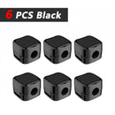 Magnetic Cable Clips Adjustable Cord Holder | Adhesive Under Desk Mgmt Organizer for Home Office Car Wall Desktop Nightstand