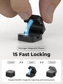 Magnetic Cable Clips Adjustable Cord Holder | Adhesive Under Desk Mgmt Organizer for Home Office Car Wall Desktop Nightstand