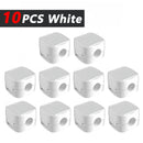 Magnetic Cable Clips Adjustable Cord Holder | Adhesive Under Desk Mgmt Organizer for Home Office Car Wall Desktop Nightstand