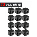 Magnetic Cable Clips Adjustable Cord Holder | Adhesive Under Desk Mgmt Organizer for Home Office Car Wall Desktop Nightstand