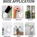 2PCS Wall Mounted Storage Box Household Living Room Conditioner Remote Control Bedside Phone Storage Holder Organizer Box Shelf