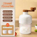 Shaved Ice Machine Mini Ice Crusher Hand Operated Shaved Ice Milkshake Maker Household Portable Small Hail Machine Kitchen Tool