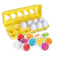 Matching Eggs Toys for Kids 1 2 3Toddlers Montessori Toys Easter Eggs Baby Shape Sorter Games Children Educational Learning Toys