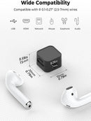 Magnetic Cable Clips Adjustable Cord Holder | Adhesive Under Desk Mgmt Organizer for Home Office Car Wall Desktop Nightstand