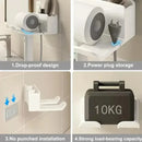 Hair Dryer Holder Wall Dryer Cradle Straightener Stand Hairdryer Organizer Box Toilet Blower Holder Shelf Bathroom Accessories
