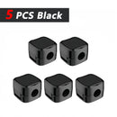 Magnetic Cable Clips Adjustable Cord Holder | Adhesive Under Desk Mgmt Organizer for Home Office Car Wall Desktop Nightstand