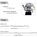 coleira Refletiva Elástica com Corda de Tração para Corrida – Argola em D de Metal para Cães