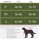 Colete resistente para cães de trabalho — arnês confortável, antitração e ajustável para cães de médio porte.