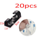 Cable Organizer Clips Cable Management Desktop & Workstation ABS Wire Manager Cord Holder USB Charging Data Line Bobbin Winder