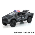 1:32 Miniature Pickup Santana Police Car Toy Models Alloy Diecast Doors Opened Pull Back Sound Light Children Interactive Toys