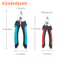 Cortador de Unhas Profissional Pet | Tesoura Inox com Protetor de Segurança