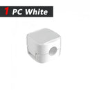 Magnetic Cable Clips Adjustable Cord Holder | Adhesive Under Desk Mgmt Organizer for Home Office Car Wall Desktop Nightstand