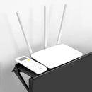 TV Screen Storage Shelves Adjustable Monitor Stand Computer Desktop Display Organizer Router Shelf Rack Home Office